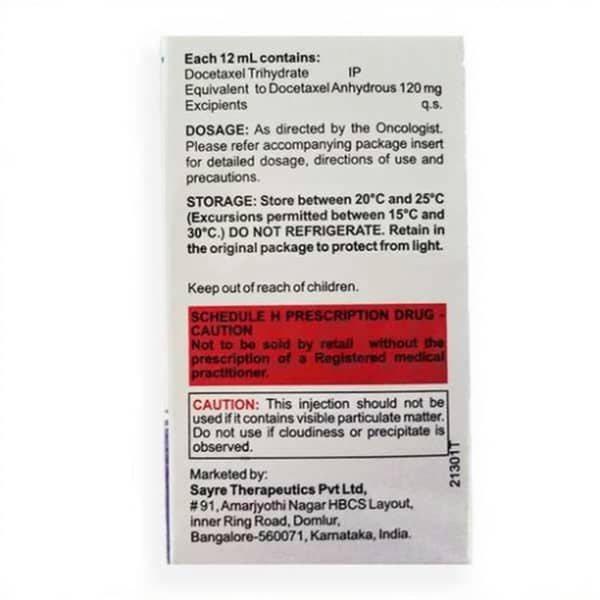 Solfredoc 120Mg Dry Vial Of 1 Powder For Injection