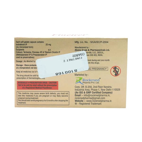 Finetret 20mg Strip Of 10 Capsules