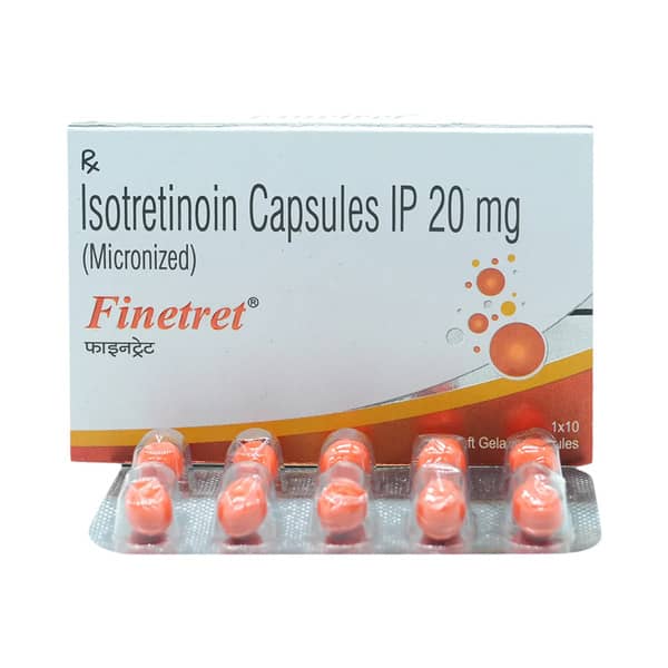 Finetret 20mg Strip Of 10 Capsules