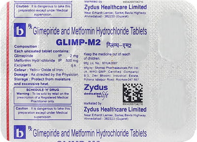 Glimp M 2mg Strip Of 10 Tablets