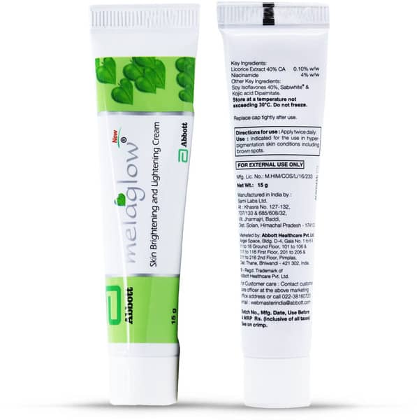 New Melaglow Tube Of 15gm Cream