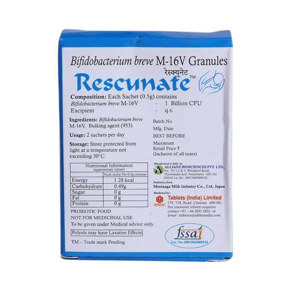 Rescunate Sachet Of 0.5gm Granules