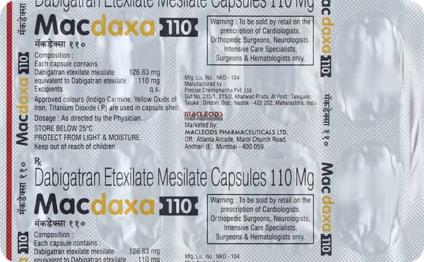 Macdaxa 110Mg Strip Of 10 Capsules