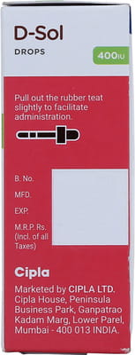 D Sol 400iu Mango Flavour Bottle Of 30ml Oral Drops