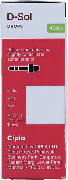 D-Sol Oral Drops | Mango Flavour