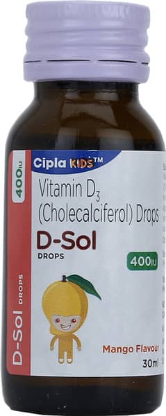 D-Sol Oral Drops | Mango Flavour