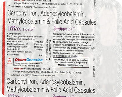 New Imax Forte Strip Of 10 Capsules