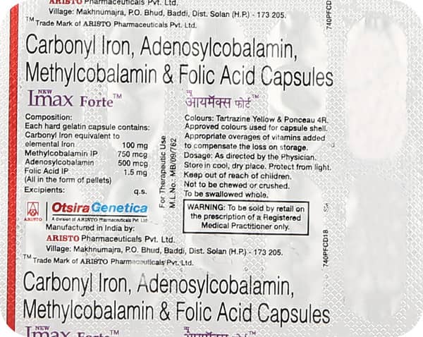 New Imax Forte Strip Of 10 Capsules