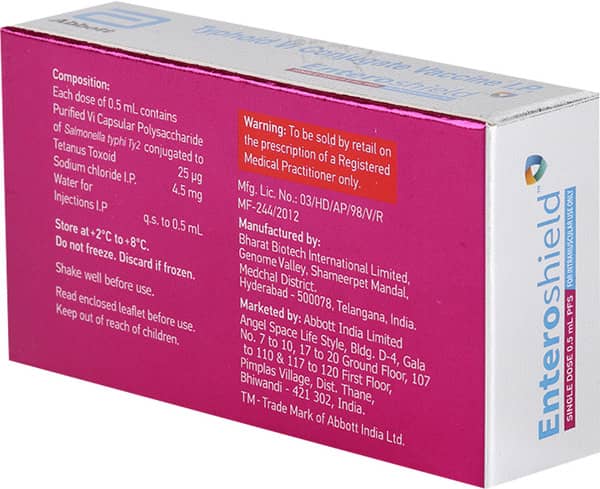 Enteroshield Pre Filled Syringe Of 0.5ml Vaccine