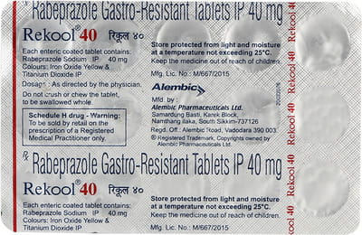 Rekool 40mg Strip Of 15 Tablets