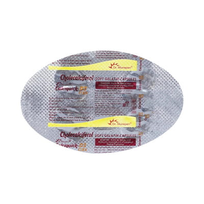 Calcose D3 60k Strip Of 4 Capsules