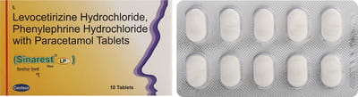 New Sinarest Lp Strip Of 10 Tablets
