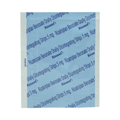 Rizanet 5mg Sachet Of 1 Orally Disintegrating Strip