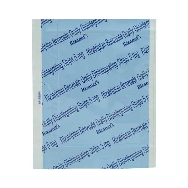 Rizanet 5mg Sachet Of 1 Orally Disintegrating Strip