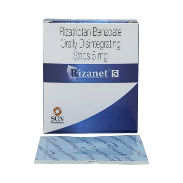 Rizanet 5mg Sachet Of 1 Orally Disintegrating Strip