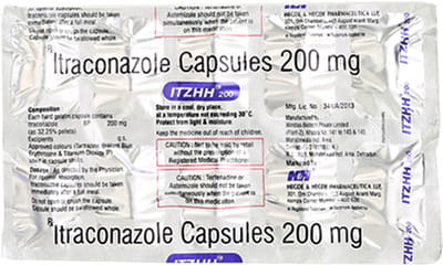 Itzhh 200mg Strip Of 10 Capsules