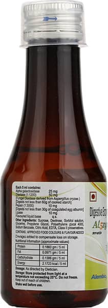 Al5zyme Saunf Flavour Bottle Of 100Ml Oral Liquid