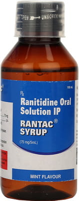 Rantac Mint Flavour Bottle Of 100ml Syrup