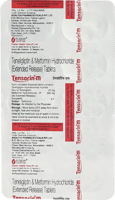 Tensorin M Strip Of 10 Tablets