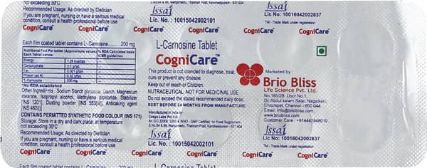 Cognicare Strip Of 10 Tablets