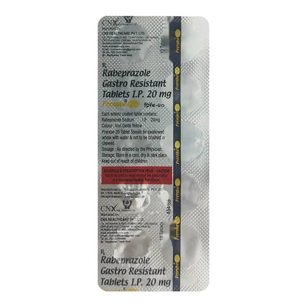 Prerabe 20Mg Strip Of 10 Tablets