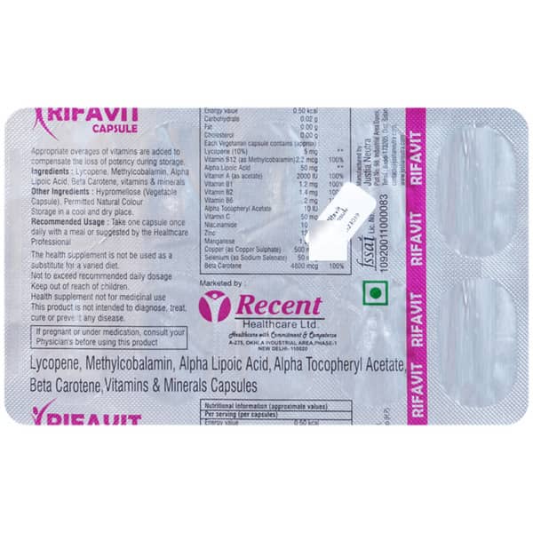 Rifavit Strip Of 10 Capsules