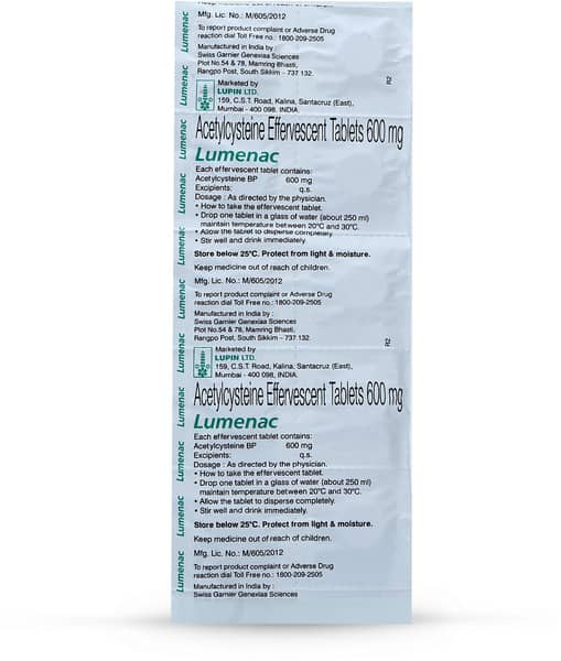 लूमेनैक एफरवेसेंट टैबलेट | ऑरेंज फ्लेवर शुगर फ्री