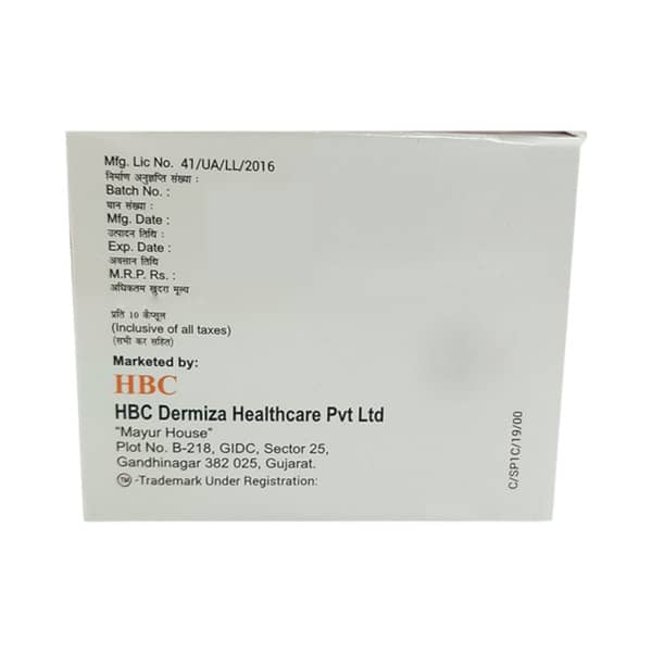 Sporamiz 100mg Strip Of 10 Capsules