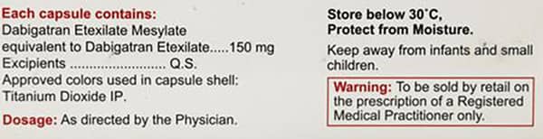 Dabipla 150mg Strip Of 10 Capsules