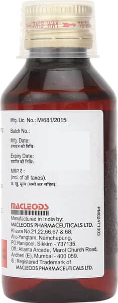 Rapitus Sugar Free Bottle Of 100ml Syrup