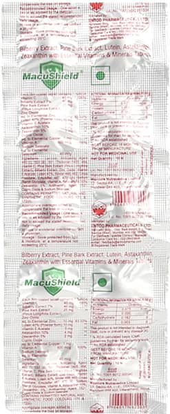 Macushield Strip Of 10 Tablets