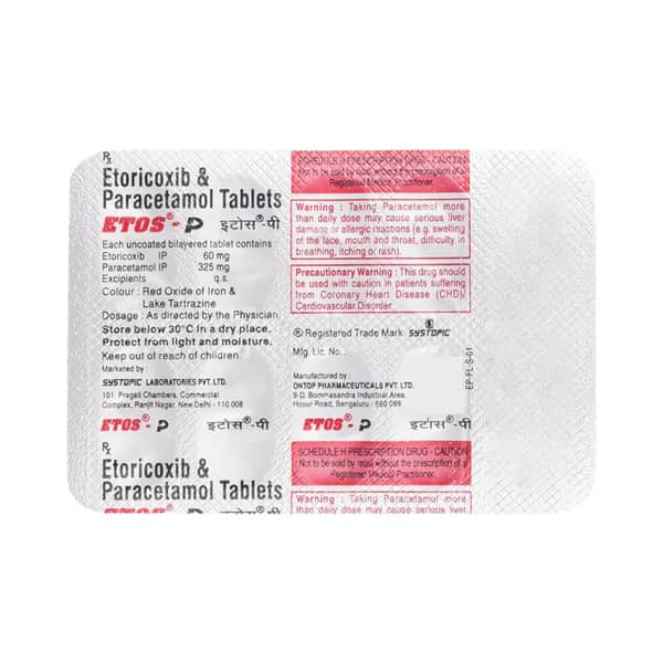 Etos P Strip Of 10 Tablets