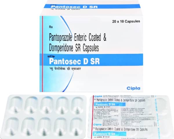 New Pantosec Dsr Strip Of 10 Capsules