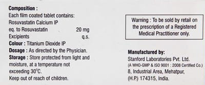 Roslaren Ac 20mg Strip Of 10 Capsules