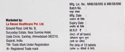 Roslaren Ac 20mg Strip Of 10 Capsules