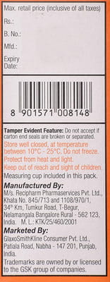 T Minic Orange Flavour Bottle Of 60ml Syrup