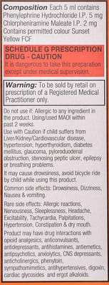 T Minic Orange Flavour Bottle Of 60ml Syrup