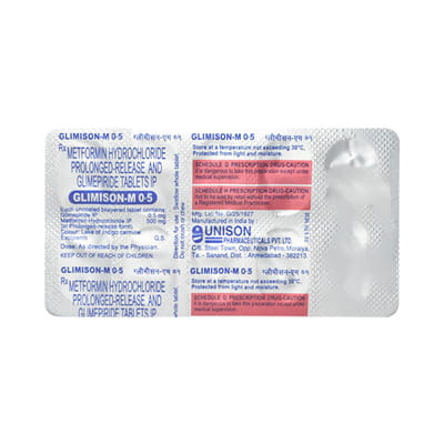 Glimison M 0.5mg Strip Of 10 Tablets