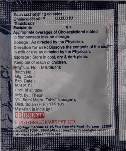 Goldcal Orange Flavour Sachet Of 1gm Oral Powder