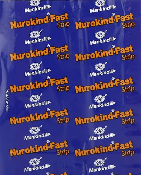 Nurokind Fast Sugar Free Strip Of 1 Orally Disintegrating Strip