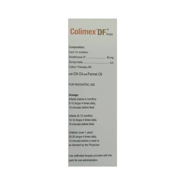 Colimex Df Plus Bottle Of 15ml Oral Drops