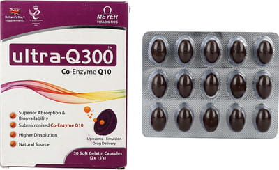 Ultra Q 300mg Strip Of 15 Capsules