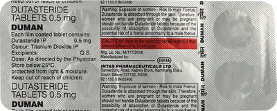 Duman 0.5mg Strip Of 10 Tablets