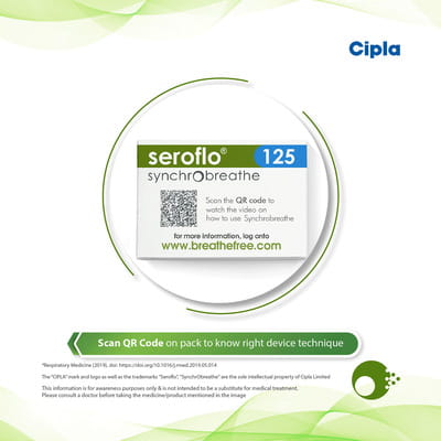 Seroflo 125mcg Box Of 120md Synchrobreathe Inhaler