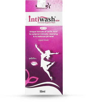 Intiwash New Ph 3.5 Bottle Of 50ml Hygiene Wash