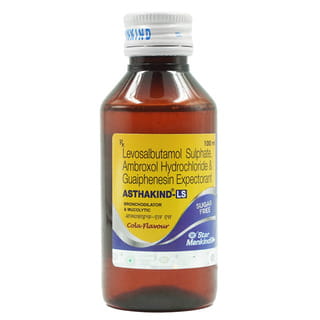 Asthakind Ls Cola Flavour Sugar Free Bottle Of 100Ml Expectorant