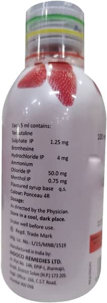 Tuspel Plus Strawberry Flavour Bottle Of 100ml Expectorant