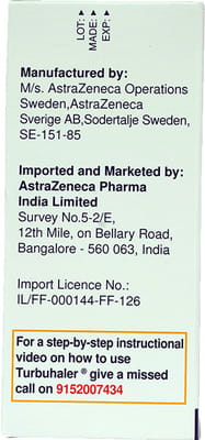 Symbicort 80/4.5mcg Box Of 60 Metered Dose Turbuhaler