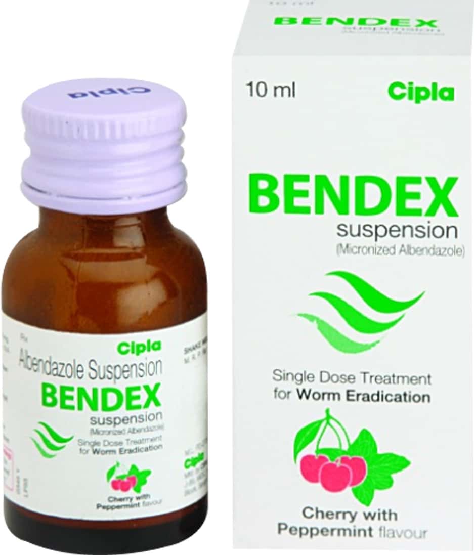 Bendex Suspension | Cherry Peppermint Flavour: Uses, Side Effects ...