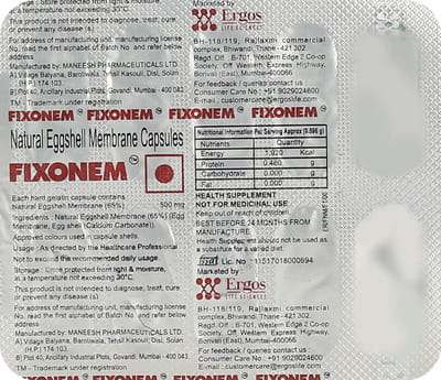 Fixonem Strip Of 10 Capsules